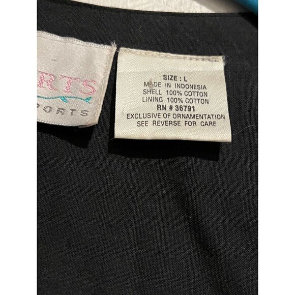 Vintage Passports of Pier 1 Imports jacket Beaded Large Women’s Cropped Floral - Picture 7 of 12